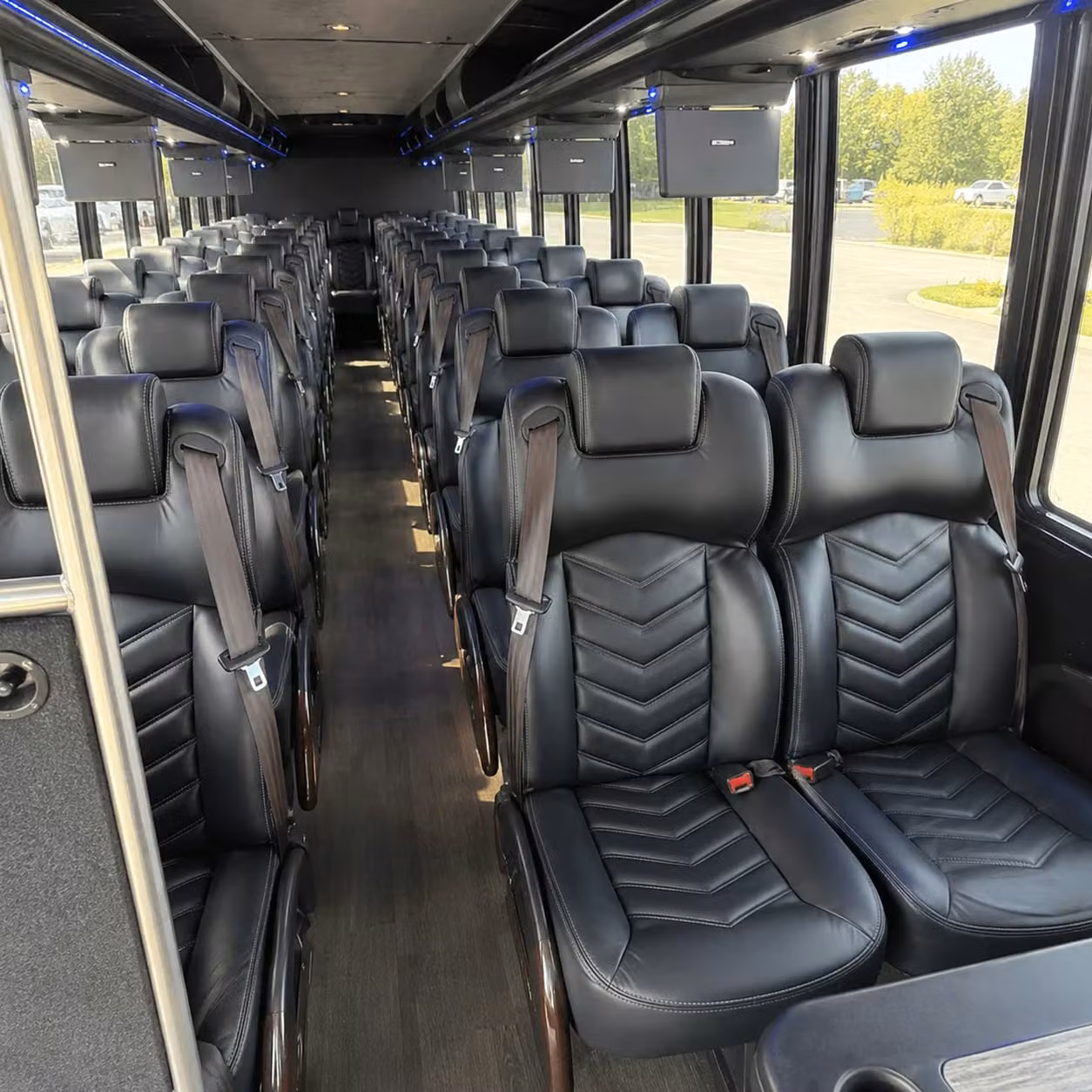 30 passenger minibus inside