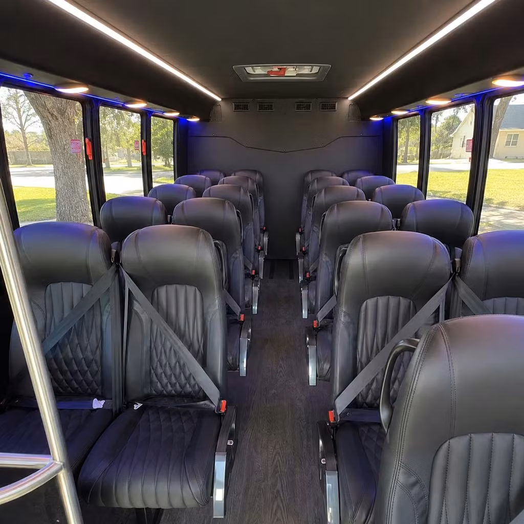 30 passenger minibus interior
