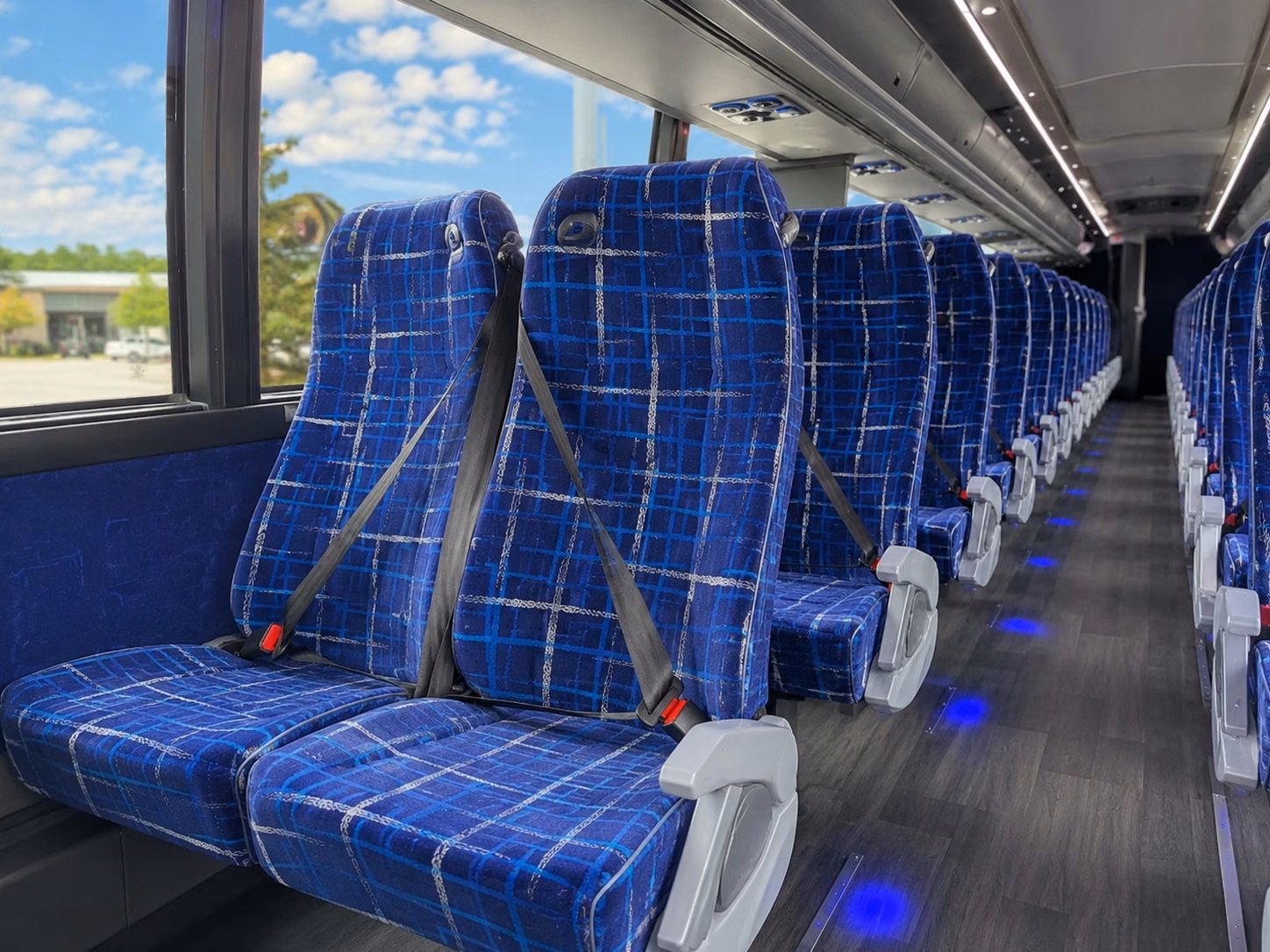 san bernardino charter bus interior