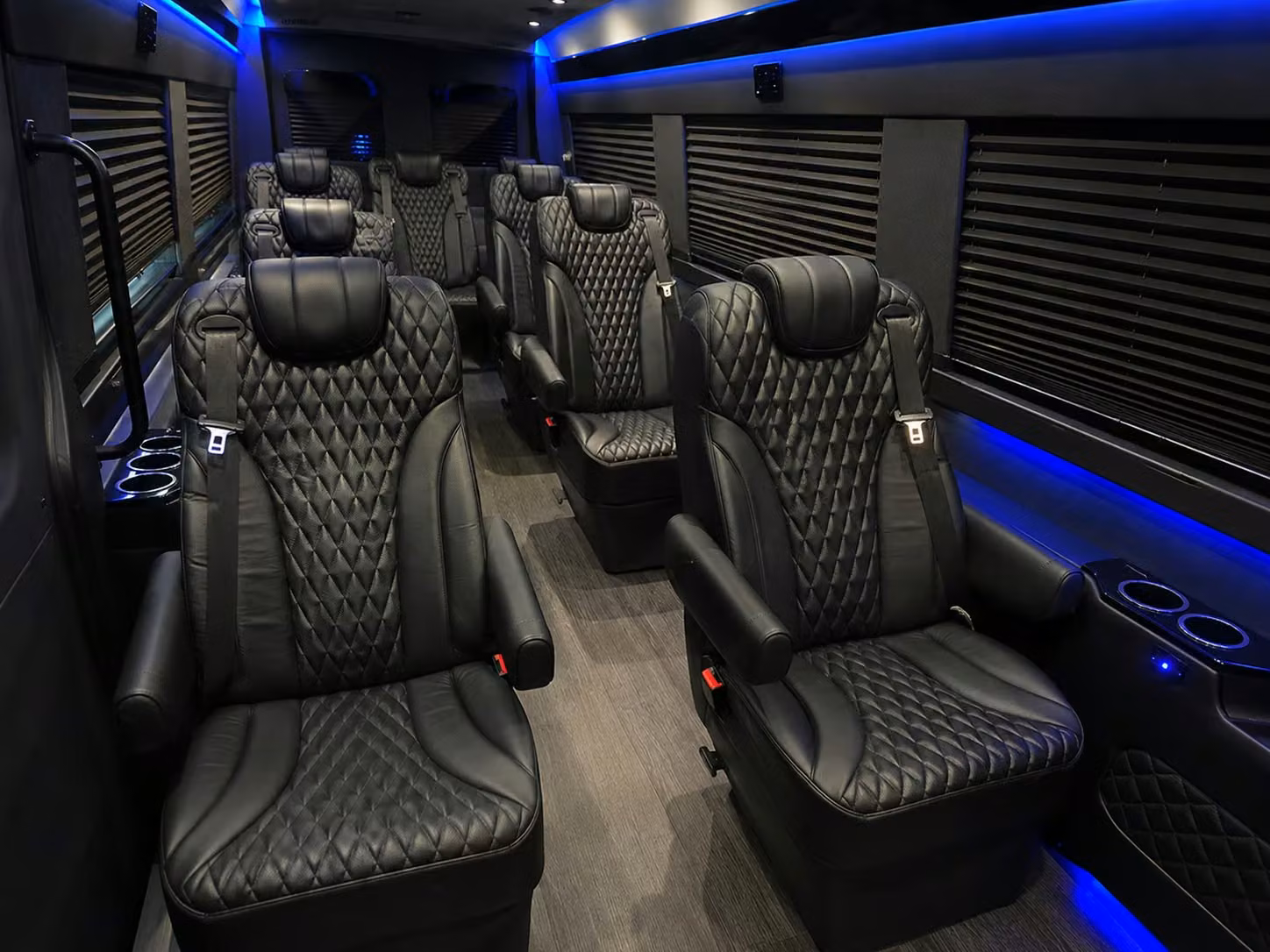 sprinter van with driver inside